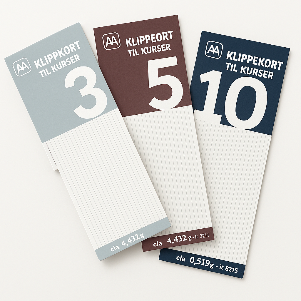 Rabatkort: 5 klip