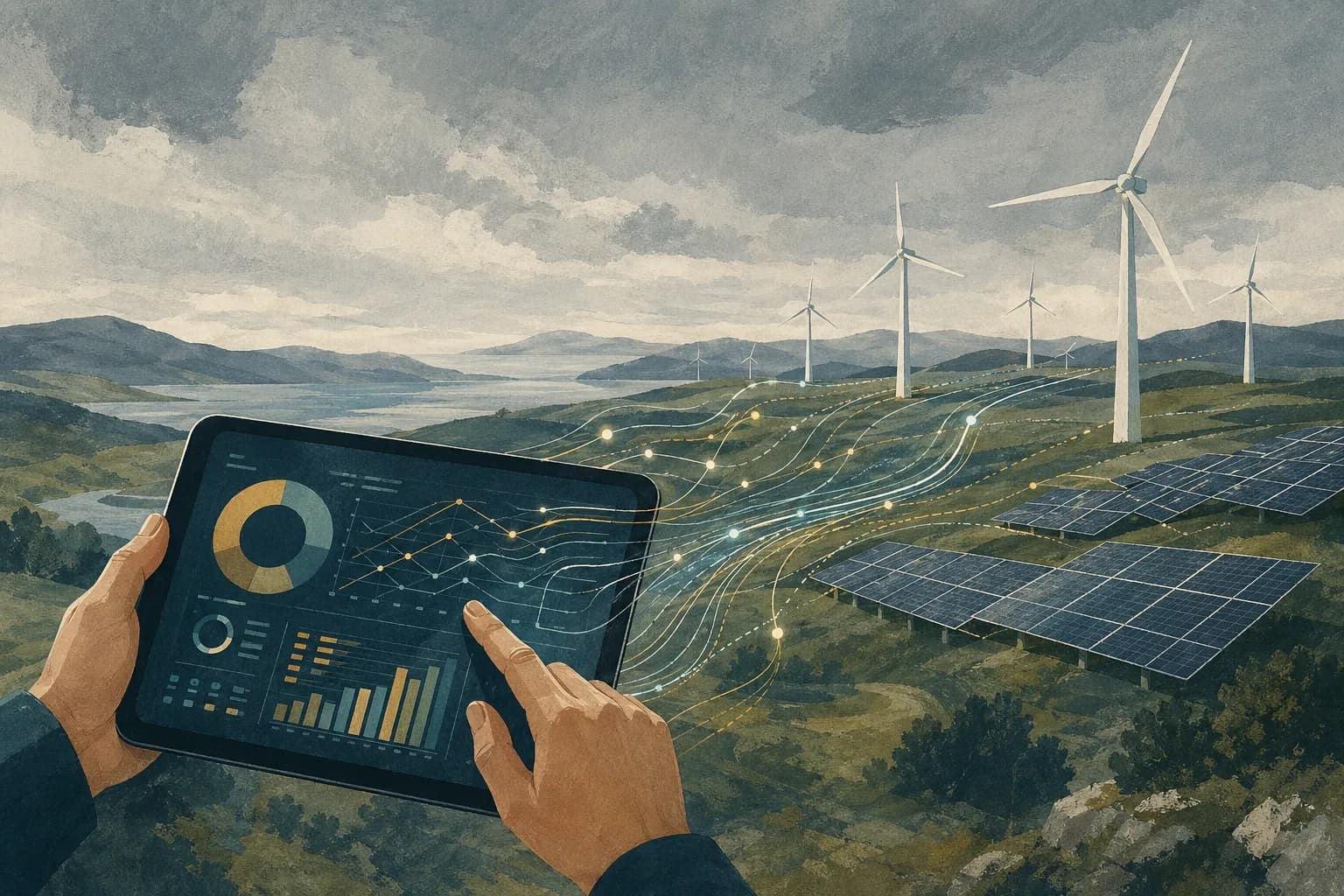 Online frivillige bidrager til UNDP's arbejde med den globale grønne energiomstilling gennem dataanalyse og digital støtte.