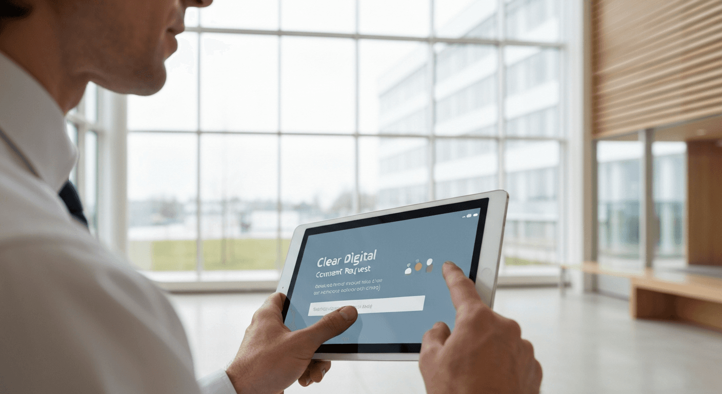 Mobiltelefon og computer viser overgangen til digitalt samtykke og øget databeskyttelse.
