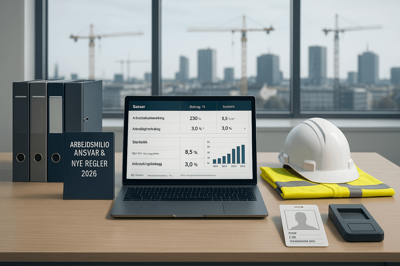 Nye regler for ID-kort på byggepladser, dagpenge til iværksættere og skærpet arbejdsmiljøansvar