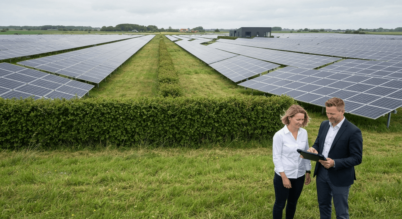 Nye regler fastlægger afstandskrav mellem solcelleanlæg og nabobebyggelse i energiparker
