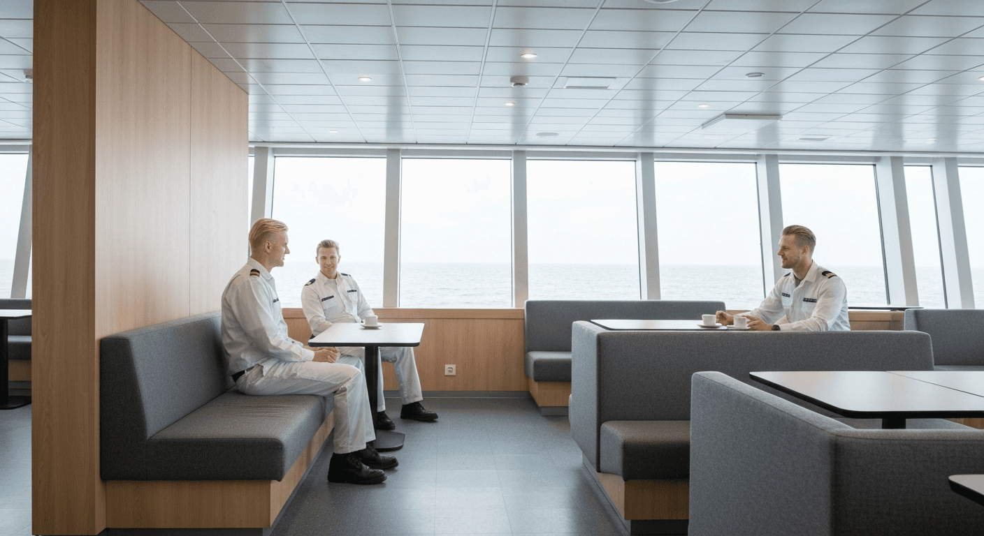 Besætningen på handelsskibe sikres bedre boligforhold og faciliteter under de nye regler.