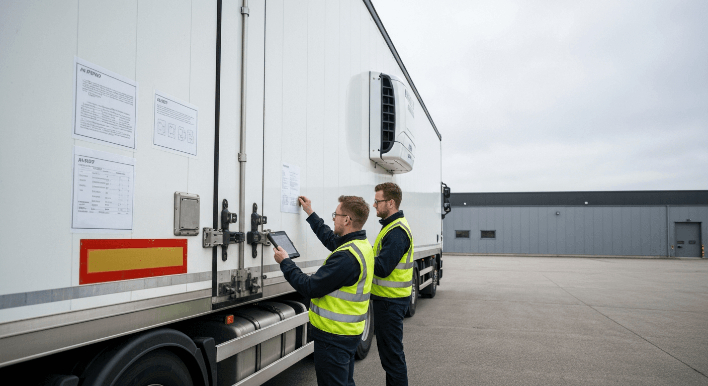 Kølevogne skal overholde opdaterede krav til luftcirkulation og temperaturstyring under transport.