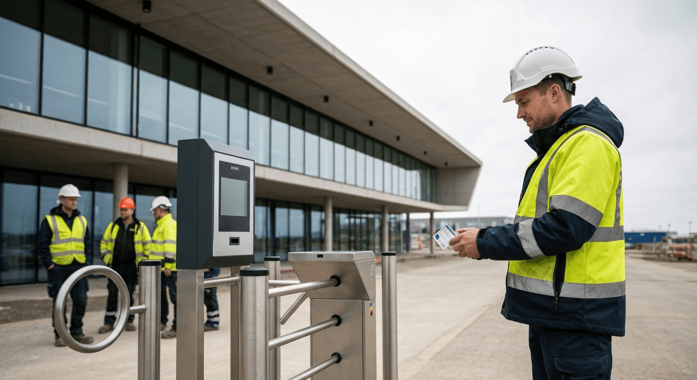 Store byggeprojekter møder nu krav om obligatorisk ID-kort og digital tidsregistrering