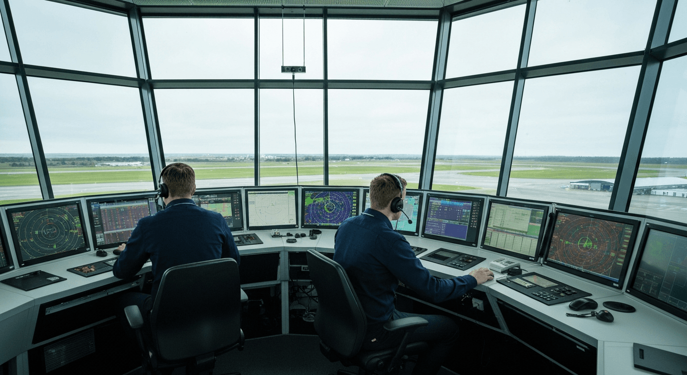 Lufttrafiktjenesten overtager det formelle ansvar for optagelse af kommunikation i kontroltårnet