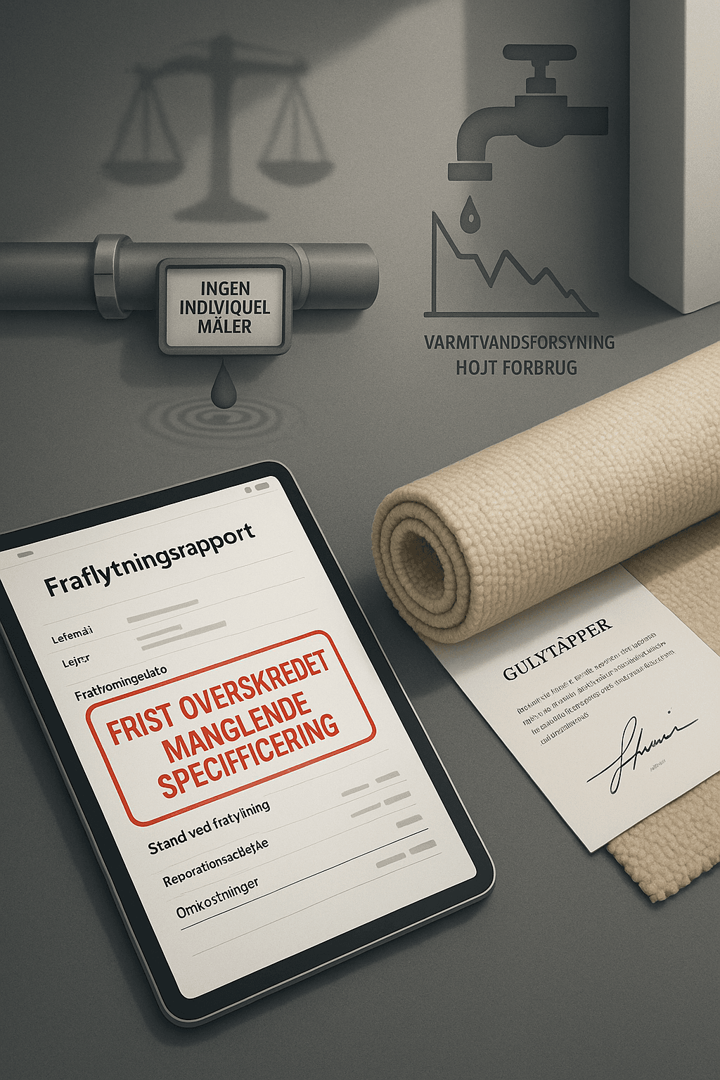 Depositum, aconto vand, gulvtæpper og varmt vand: Fire aktuelle huslejenævnsafgørelser der flytter grænsen for ejendomsmanagement