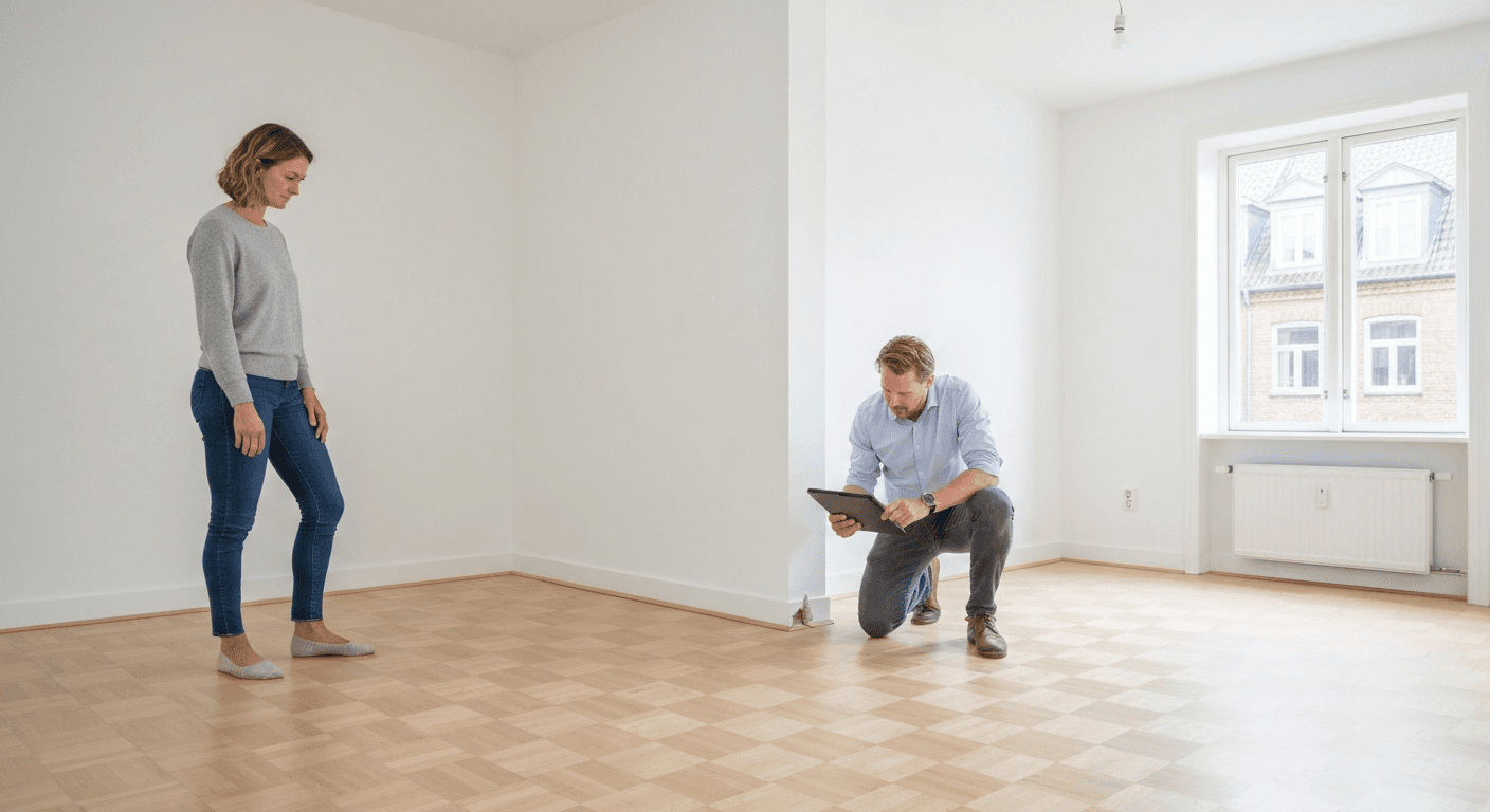 Fraflytningssyn kræver præcis dokumentation for at undgå tvister om istandsættelse